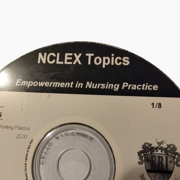 NCLEX Topics Empowerment In Nursing Practice CD Test Prep - Picture 5 of 5